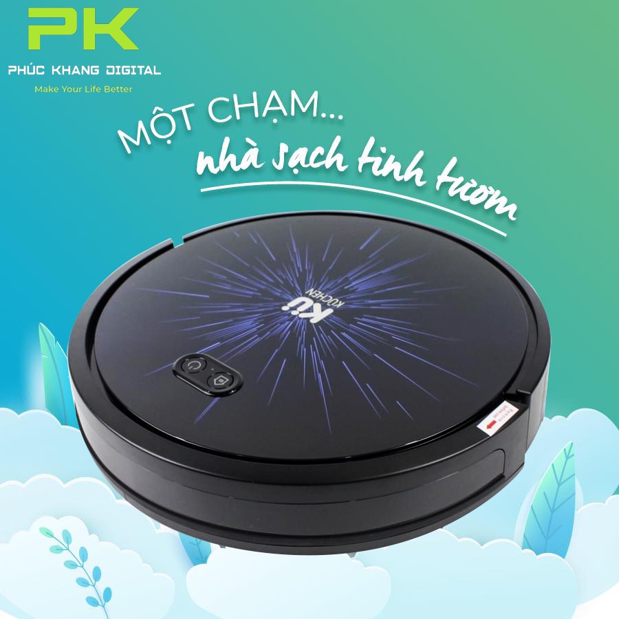 Robot hút bụi lau sàn KUCHEN Đức tự sạc pin chính hãng