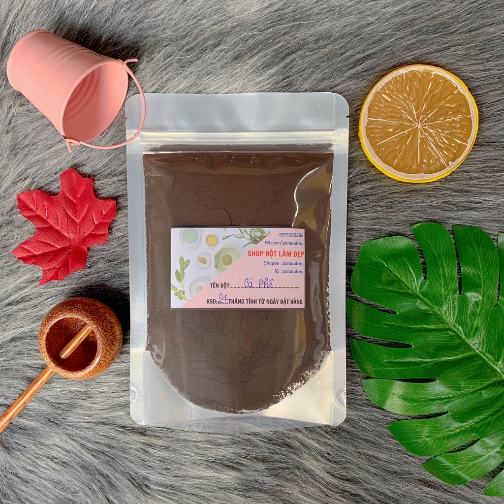 Bột Cà Phê Nguyên Chất Dưỡng Da Làm Đẹp Thiên Nhiên - Túi 500Gr/1Kg