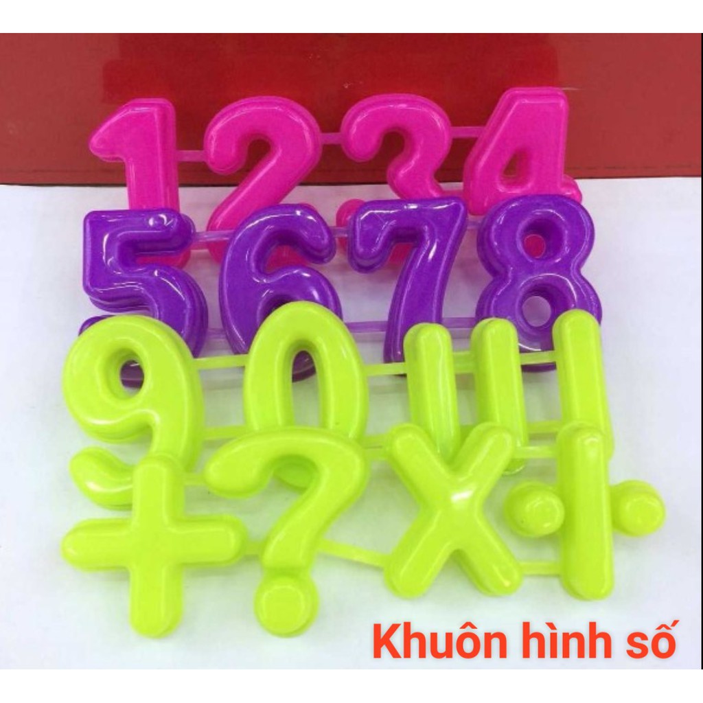 Khuôn nặn cát nhiều hình dạng cho bé gồm 6 khuôn (màu ngẫu nhiên)