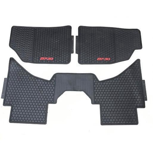 Thảm sàn, lót sàn cao su 3D xe Mazda BT-50, BT50, không mùi, vừa khít xe