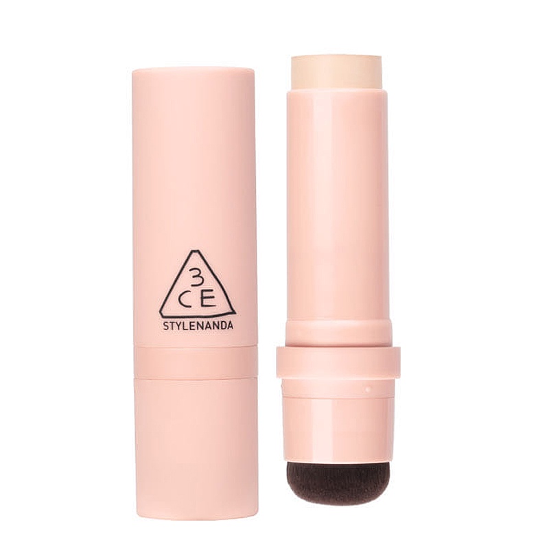 (Hàng Mới Về) Kem Nền Che Khuyết Điểm 3ce Kèm Cọ Trang Điểm Tạo Khối Bắt Sáng Dưỡng Ẩm Và Làm Trắng Da