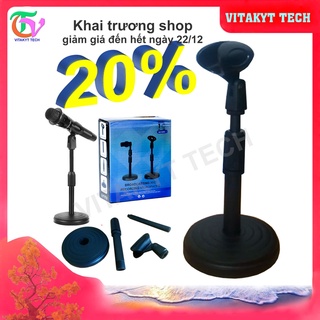 Kẹp micro xoay 360 độ tùy chỉnh độ cao giá kẹp mic đơn