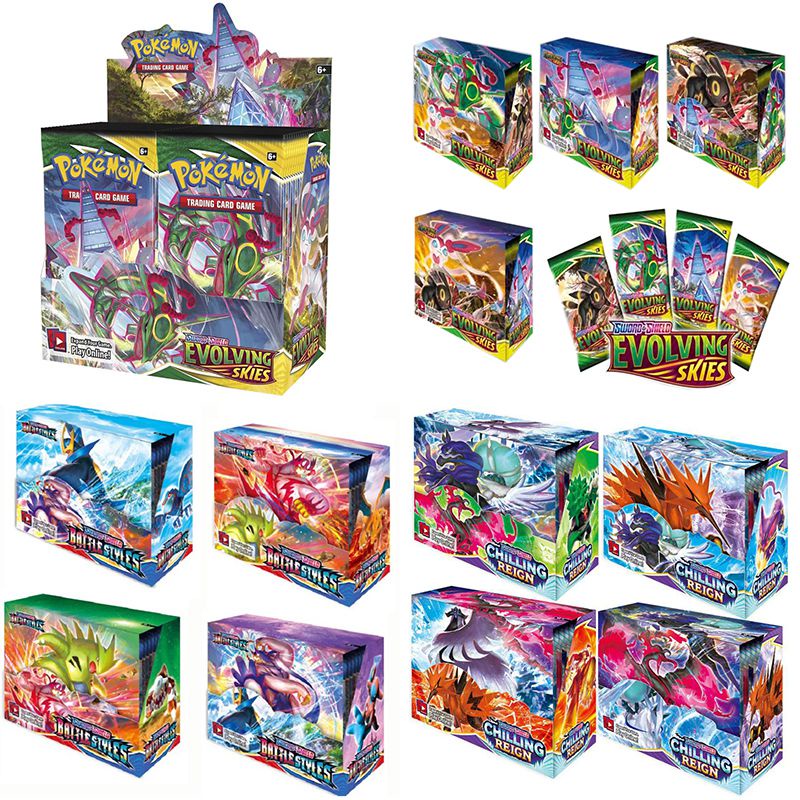 Hộp 360 thẻ bài Pokemon hình kiếm độc đáo