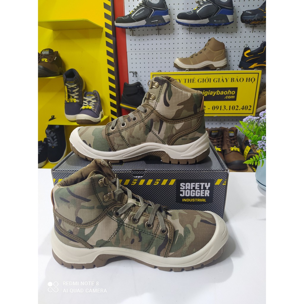 [HÀNG CHINHS HÃNG] Giày Bảo Hộ Lao Động Safety Jogger Desert Mul, Đế PU, Chống Đâm Xuyên, Va Đập, Trơn Trượt