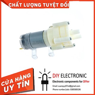 Động cơ máy bơm nước, hút chân không DC365 dùng nguồn DC 12V, công suât 2L/phút