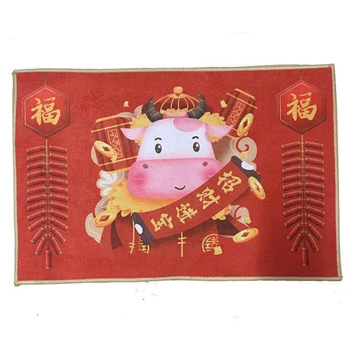 Thảm Lau Chân Tết Tân Sửu