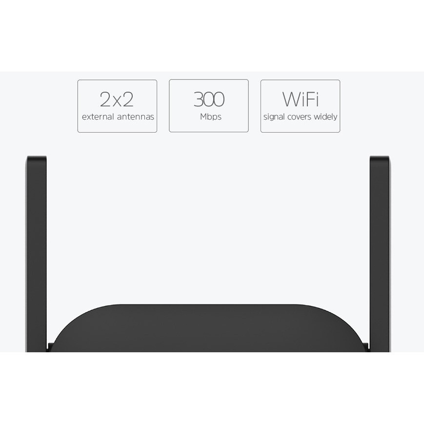 Kích sóng Wifi Xiaomi Repeater PRO băng thông 300 Mbps -DC3030 Chính Hãng - AH021