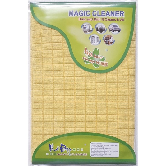 Khăn chuyên dụng lau xe, khăn lau ô tô chất liệu microfiber 50x55cm NDF