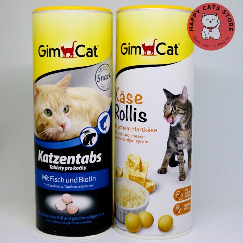 Viên phô mai gimcat thơm ngon cho mèo nhập khẩu từ Đức- lẻ 25 viên