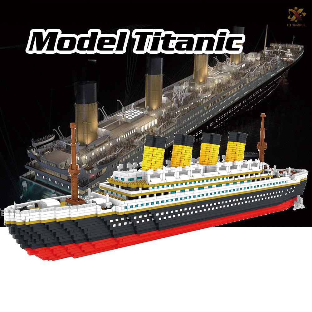 Bộ đồ chơi lắp ráp mô hình tàu Titanic 3800 mảnh model 9913 quà tặng dành cho trẻ em