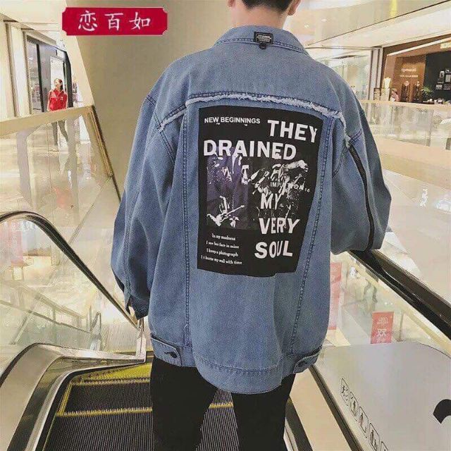 [6 TÚI ]Áo Khoác Jean Nam Nữ Đắp Hình Khóa Tay cực Hót | BigBuy360 - bigbuy360.vn