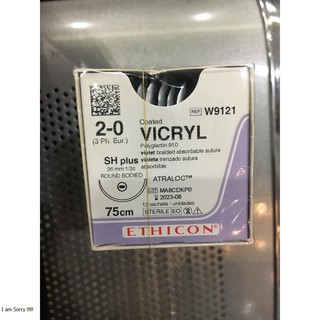 Chỉ phẫu thuật tự tiêu Vicryl các số [sợi]