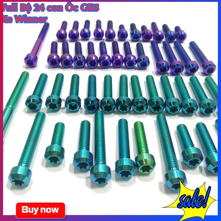 Full Bộ Ốc Gắn Lốc Máy cho xe Winner - Siêu xịn Siêu rẻ