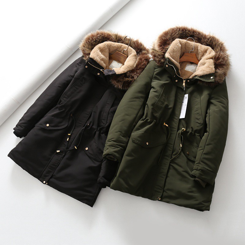(HÀNG XUẤT XỊN) Áo Phao Parka Nữ Lót Lông Siêu Ấm, Siêu Nhẹ Hàng Quảng Châu Cao Cấp - AK358 (Kèm ảnh thật)