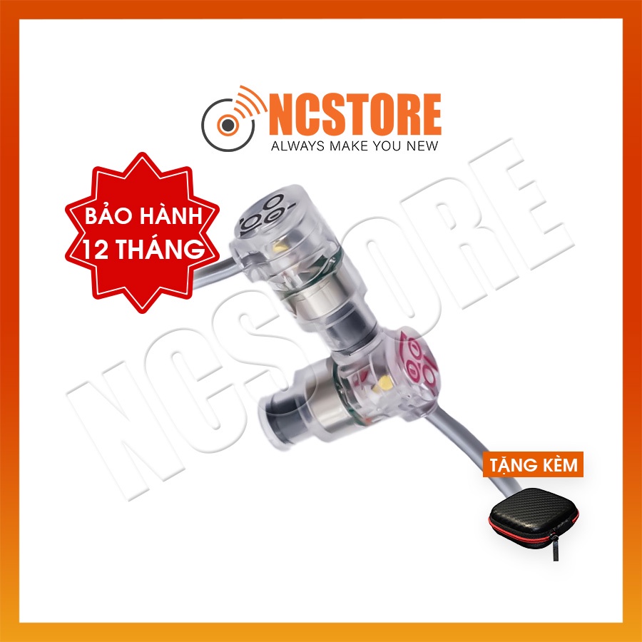 Tai nghe MOONDROP QUARKS có MIC đàm thoại 1 Dynamic Hifi Inear | Nhạc cụ Ballad Không lời Jazz | tai nghe giá rẻ