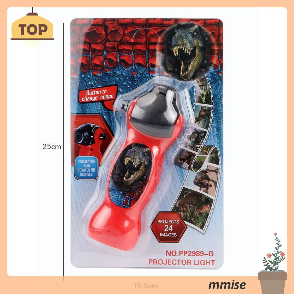 Mmise Kids Cartoon ​Dinosaur Projector Flashlight Baby Sleep LED Project Lamp Đồ chơi