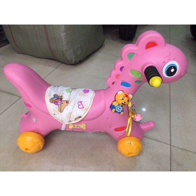 Ngựa bập bênh cho bé có nhạc