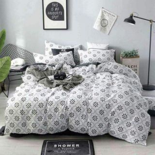 Bộ HỌA TIẾT GẠCH HOA MỚI set chăn ga gối ĐŨI Hàn Quốc