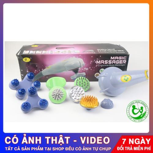 _ Máy Massage Cầm Tay 8 Đầu Magic Massager