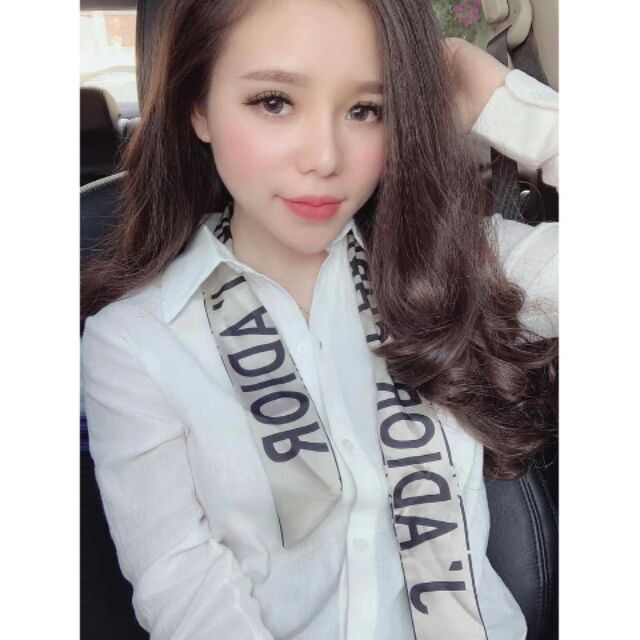 Sơ Mi Dior kèm khăn lụa