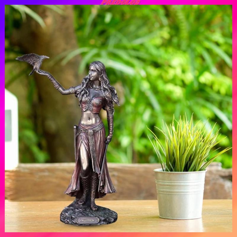Religion Celtic Goddess of Battle Statue Morrigan Figurine Scultpture Decor
