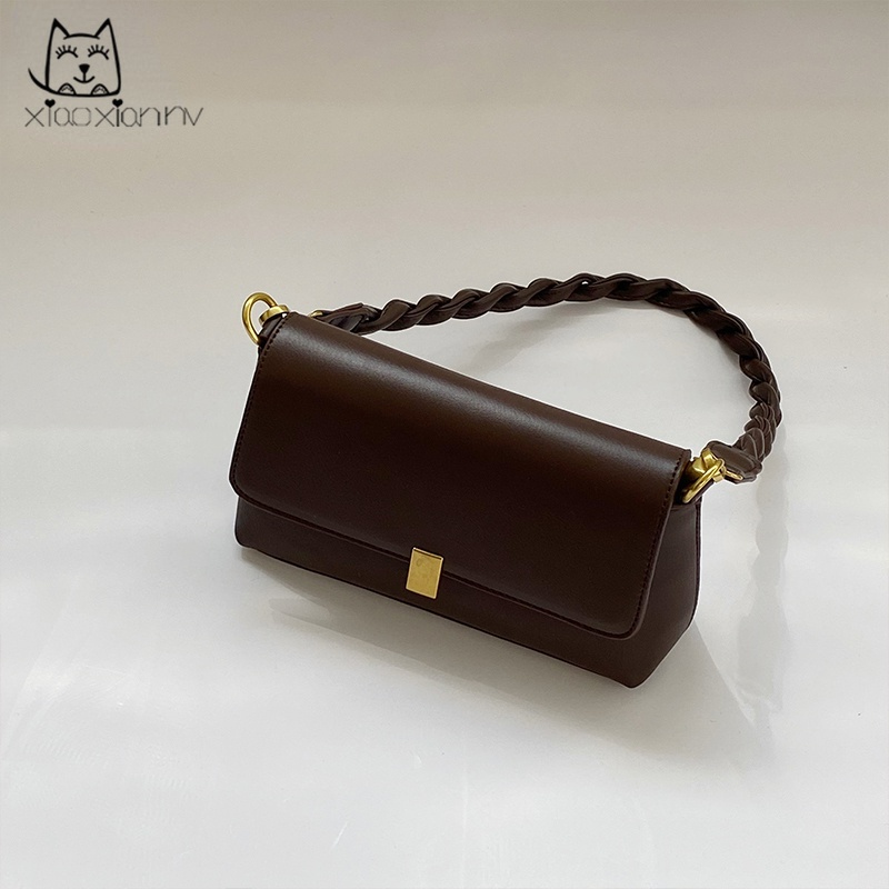 Túi Đeo Chéo Nữ Dáng Vuông Phong Cách Retro Thời Trang