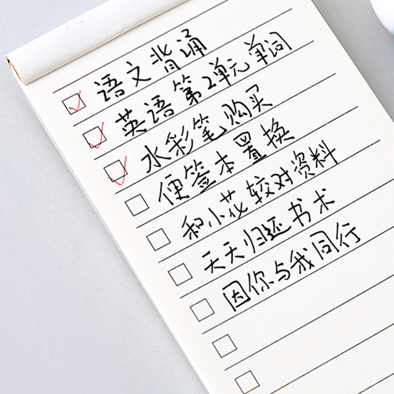 Tập Giấy Ghi Chú Bỏ Túi Hàng Tuần Tiện Lợi