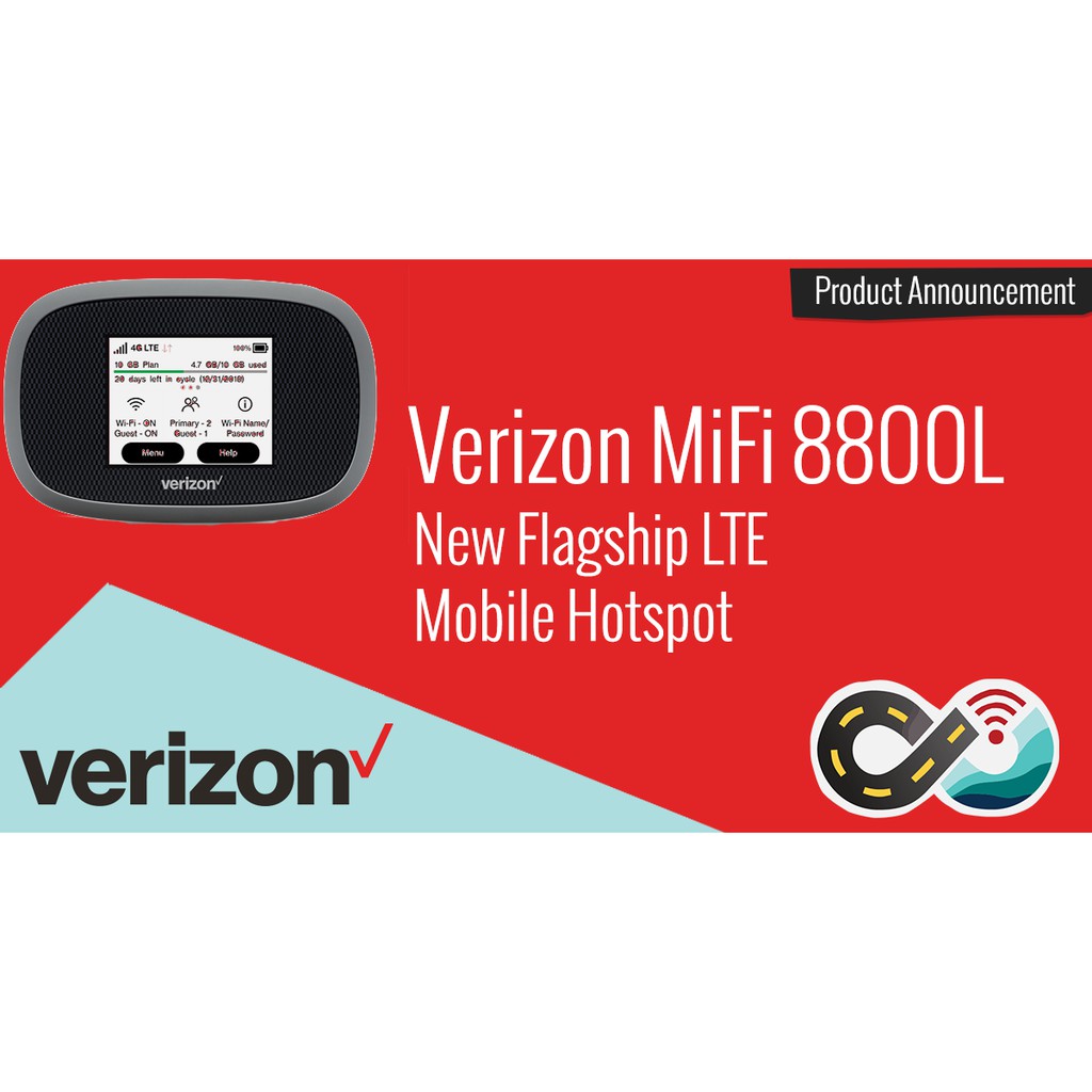 Bộ Phát Wifi 4G Novatel MiFi 8800L Verizon Mạnh Nhất FULLBOX