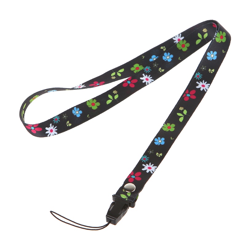 Small for Fresh Leaves Neck Strap Lanyards Mobile Phone USB Keys Straps Hang Rop