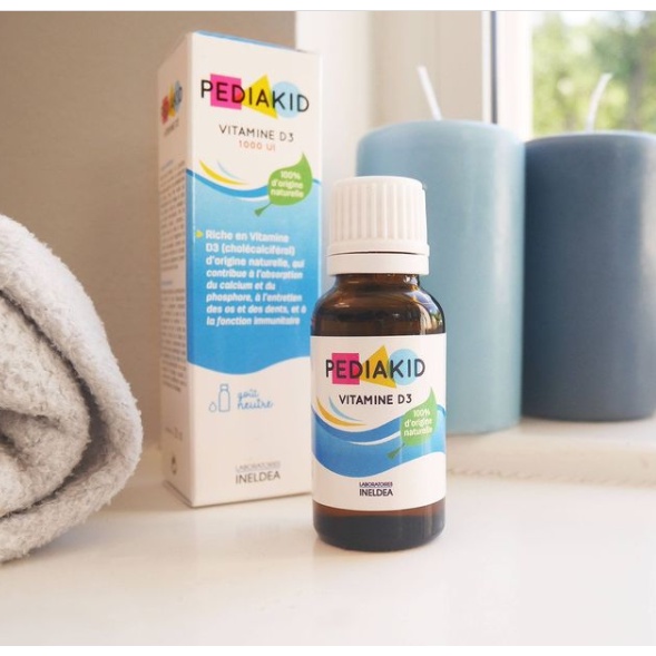 Pediakid Vitamin D3 _ Hỗ trợ hấp thu Canxi giúp phát triển chiều cao, hết vặn mình quấy khóc ở trẻ sơ sinh