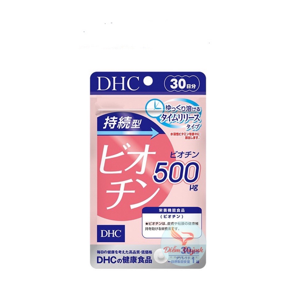 Viên Uống DHC Biotin Ngăn Rụng Tóc Sustained Release Biotin 30 Ngày (30 Viên)