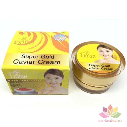 Dưỡng trắŉg da ṫrị ņám Super Gold Caviar Cream (Thái Lan)