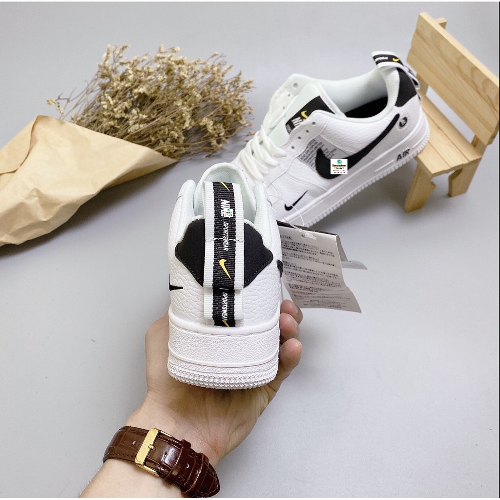 Giày AF1 [Chuẩn 1.1] trắng đem,  đế cao 3cm , size 36-44 cả nam và nữ full box.Hunger.Store hn | BigBuy360 - bigbuy360.vn