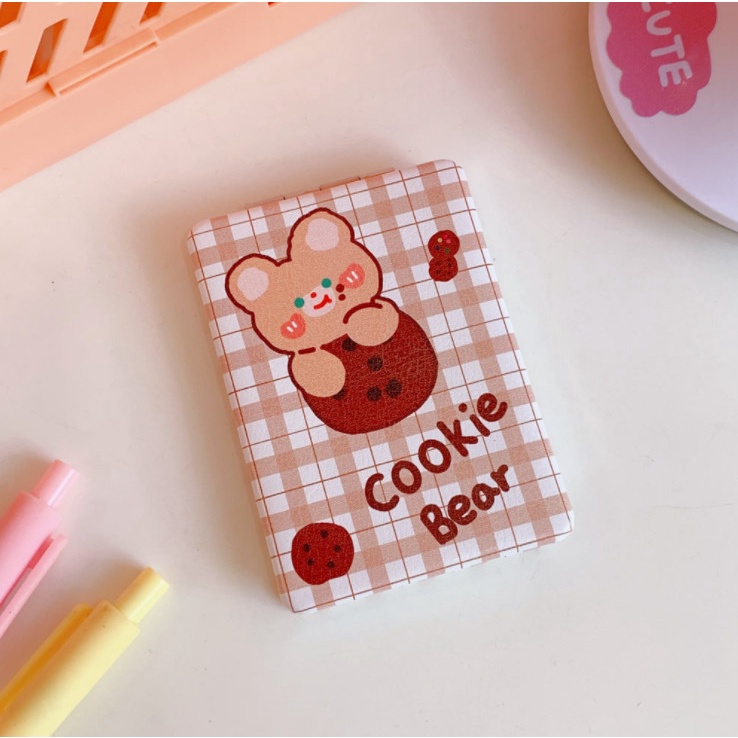 Gương 2 mặt cầm tay makeup xinh đẹp gấp gọn soi phóng to thu nhỏ tiện ích cho nữ hình cute