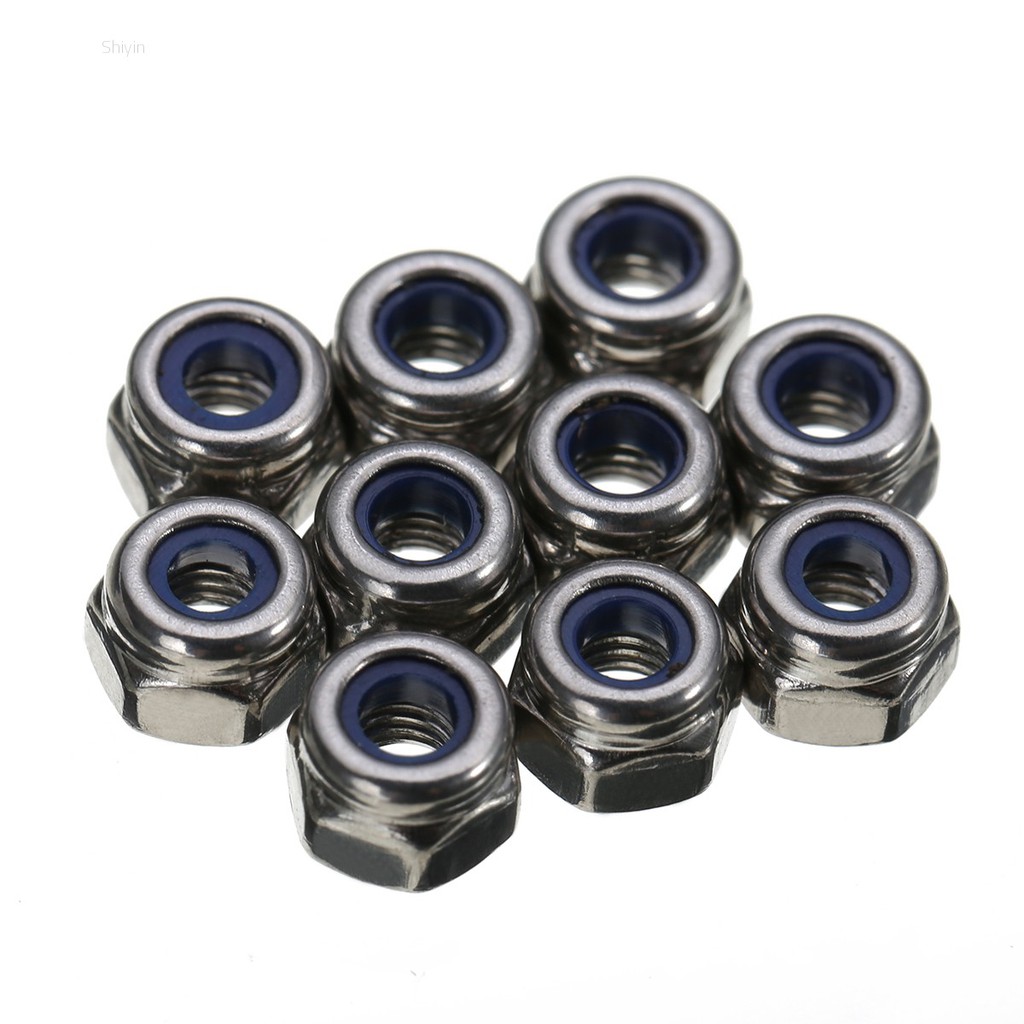 Set 100 Đai Ốc Lục Giác M3 Bằng Inox Tiện Dụng