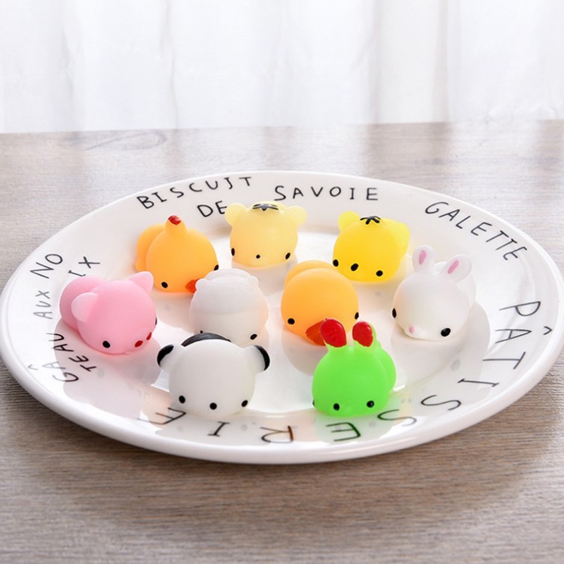 1 Đồ Chơi Xốp Squishy Giảm Stress Hình Động Vật Dễ Thương Cho Bé