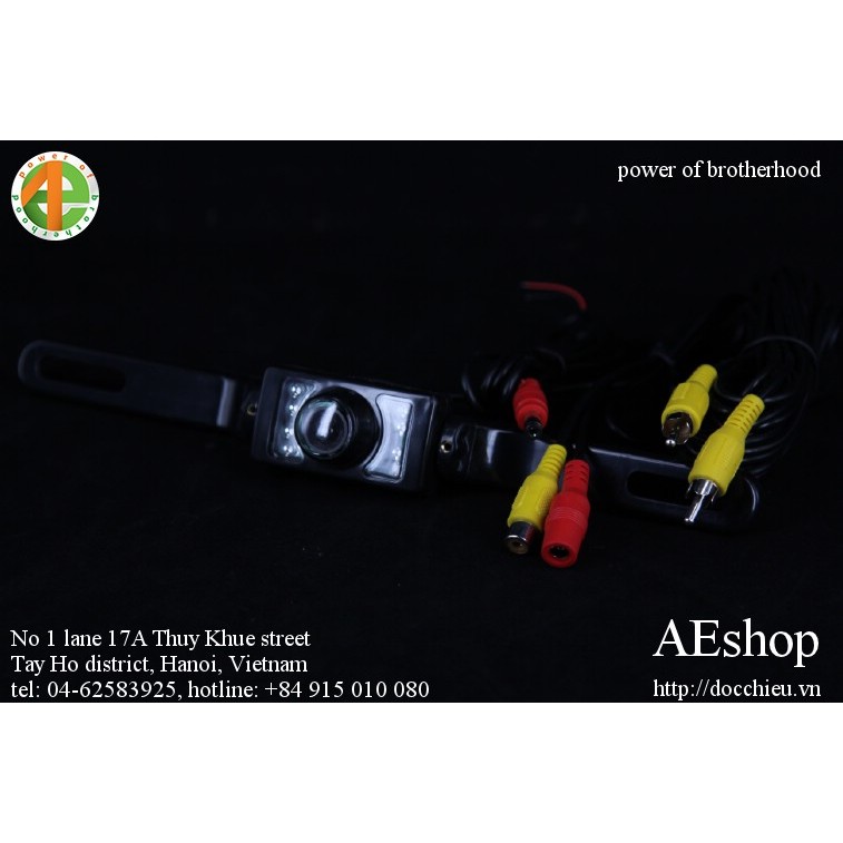 camera lùi ô tô chống nước bắt biển số E322 | BigBuy360 - bigbuy360.vn