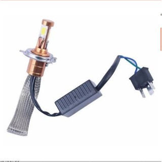 Đèn LED 2 bóng tản nhiệt dây nhôm cho xe Wave RS và Xe Ga