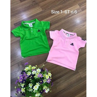 Áo phông có cổ cho bé trai bé gái
