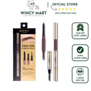 Chì kẻ mày 3 in 1 browit trio tips eyebrow pencil