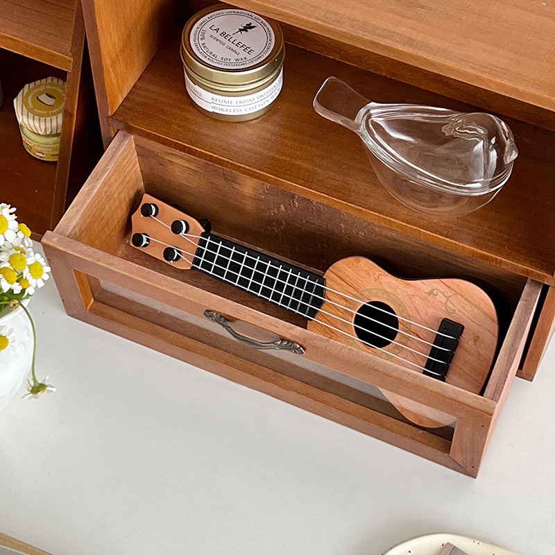 Đồ Chơi Đàn Ukulele Mini Để Bàn Trang Trí
