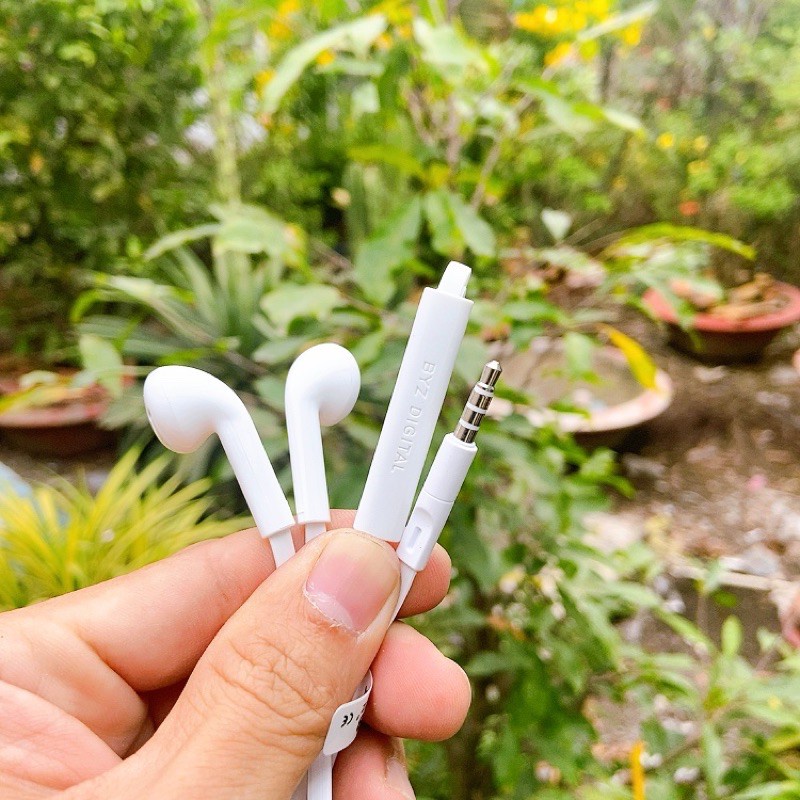 Tai nghe BYZ SE387 S389 Jack 3.5 nhét không đau có micro nghe gọi, điều chỉnh volume to nhỏ