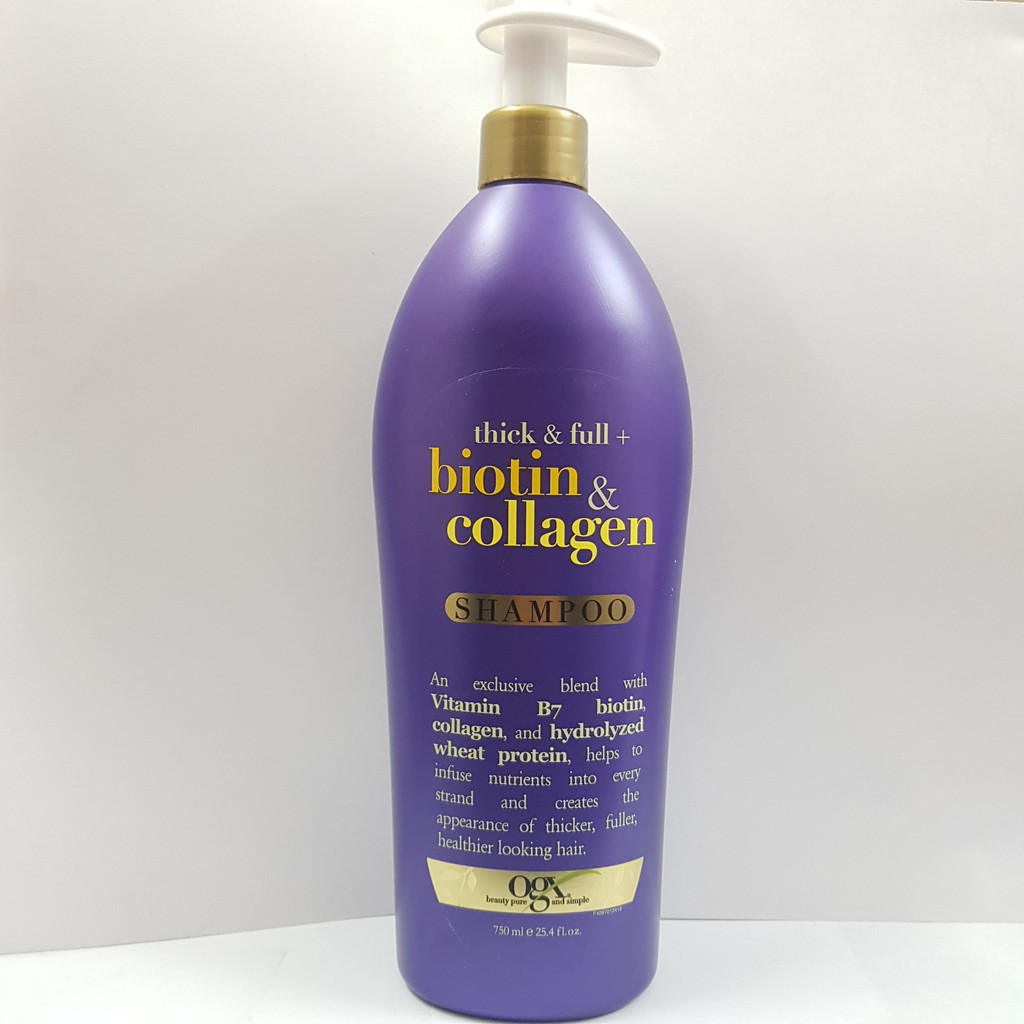 Bộ dầu gội xả Biotin collagen 750ML USA