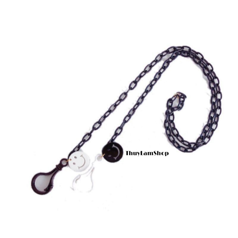 Dây đeo trang trí khẩu trang/mắt kính chống rớt gắn mặt cười thời trang tiện lơi