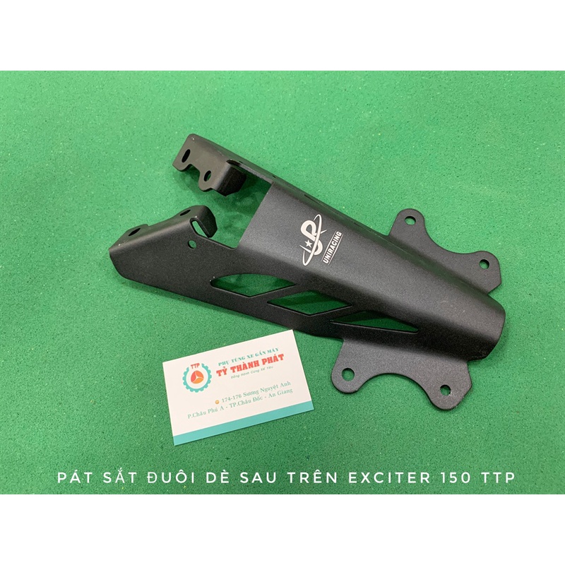 Pát sắt đuôi dè sau Ex 150 trên Kingdrang nhôm đen