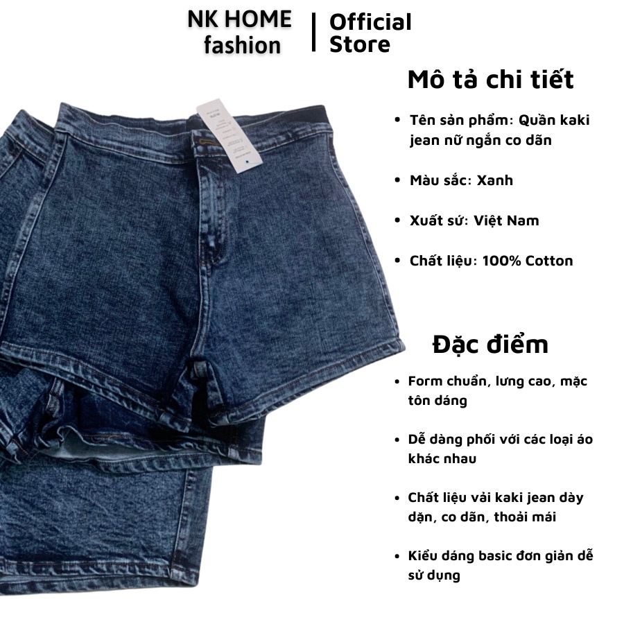 Quần Sọt, Sóc Jean Nữ Lai Cuốn Lưng Siêu Cao Tôn Dáng ULZZANG