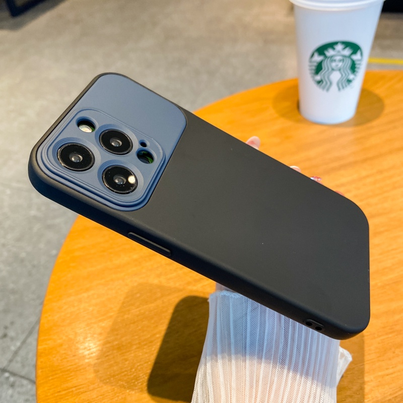 Ốp Điện Thoại Silicone TPU Mềm Màu Trơn Chống Sốc Cho Iphone 14 Pro Max