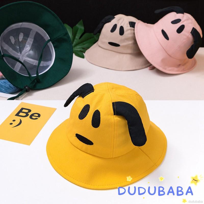 Mũ Vành In Hoạ Tiết Hoạt Hình Có Tai Dễ Thương Dành Cho Bé Từ 1 - 3 Tuổi