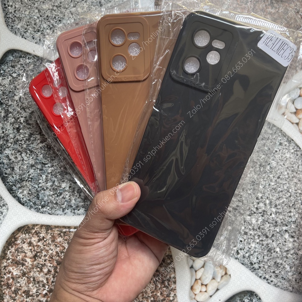 Ốp lưng Realme C35 / Narzo 50A Prime chống bẩn, tpu dẻo bảo vệ cam, nhiều màu đẹp,chống bám vân tay