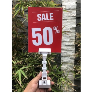[SALE] Wobbler Kẹp Sale Robot Giá Rẻ, Kẹp Sale Đa Hướng, Kẹp Quảng Cáo Xoay 360 Độ Chất Lượng